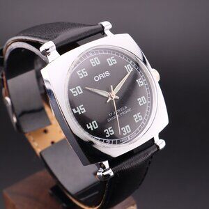 Oris Vintage Swiss 17 Jewels Hand-Wound Mechanical Men's Watch - FREE SHIPPING